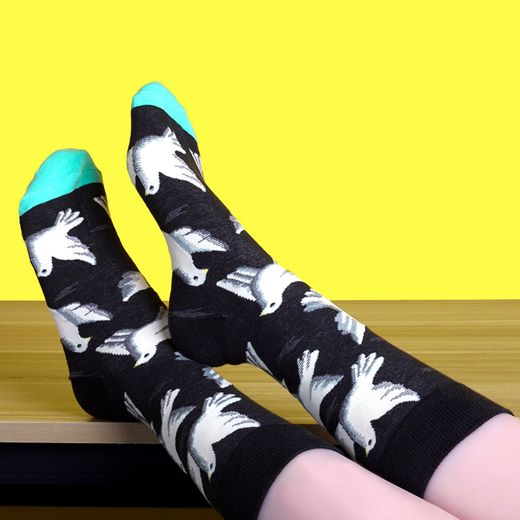 The OG! Unisex Socks, 100% Combed Cotton, Crew Length, Pack of 4